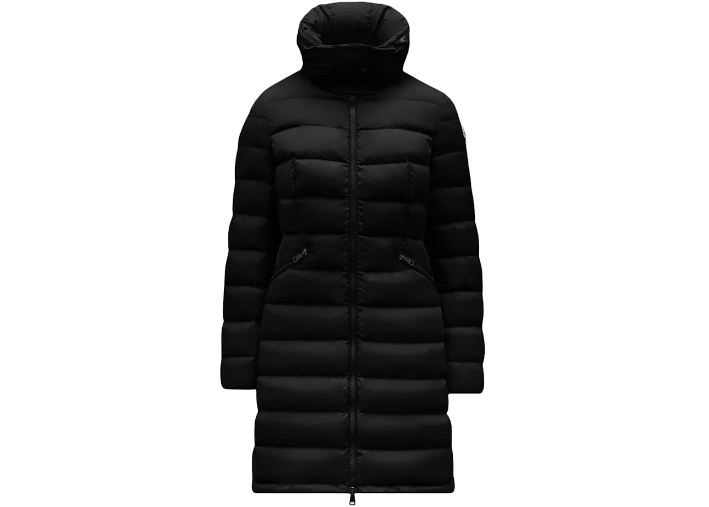 Moncler Women's Flammette Long Down Jacket Black