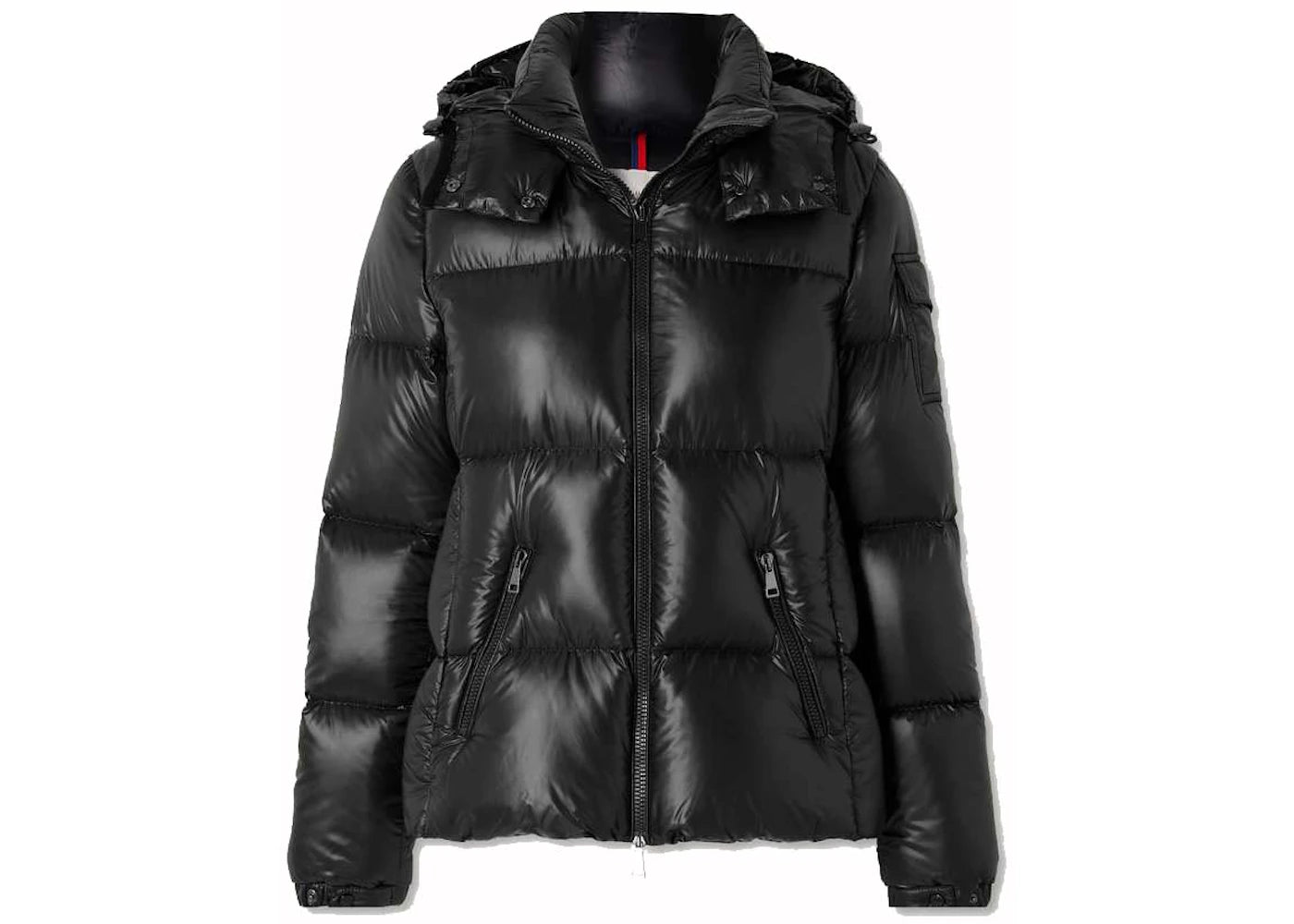 Moncler Fourmine Hooded Quilted Shell Down Jacket Black