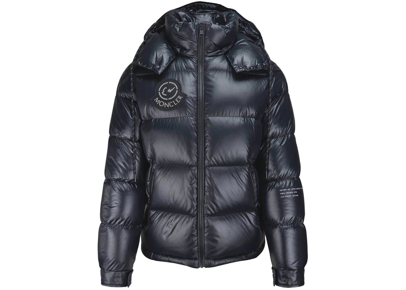 Moncler Frgmt Hiroshi Fujiwara Hantium Short Down Jacket Night Blue