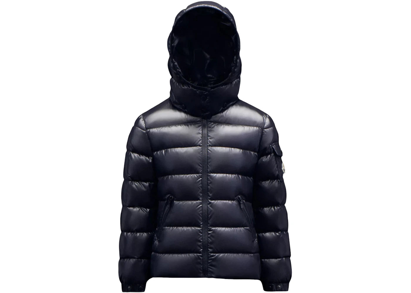 Moncler Girl's Bady Short Down Kid's Jacket Night Blue