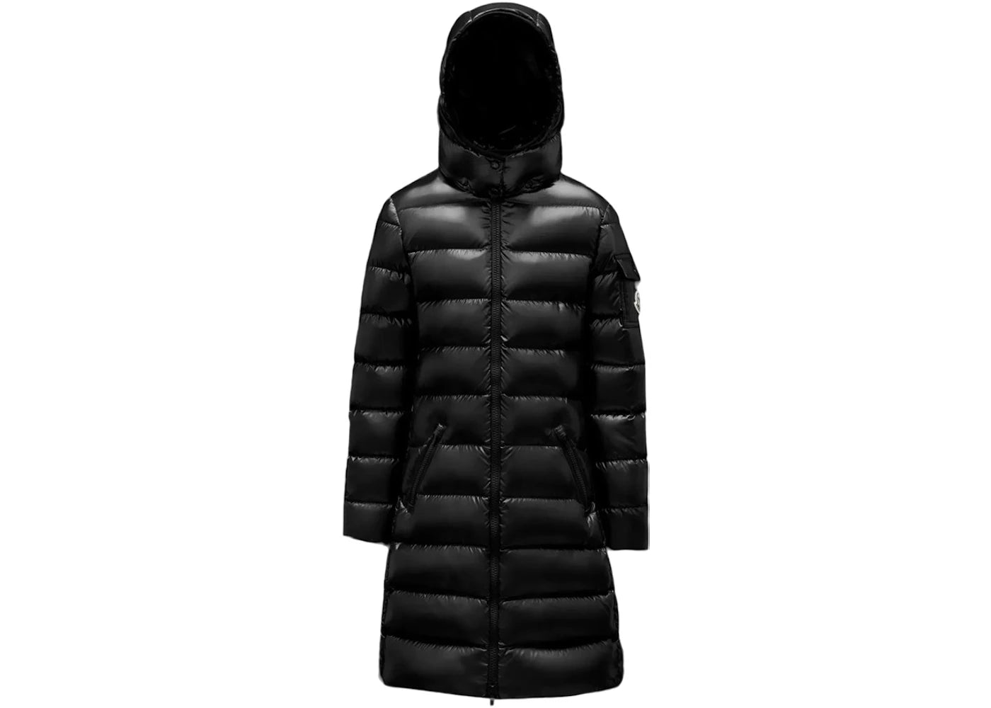 Moncler Girl's Moka Long Down Kid's Jacket Black