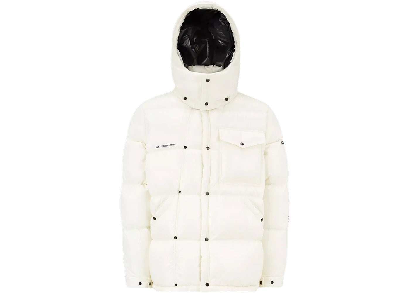 Moncler Hiroshi Fujiwara x Fragment Anthemium Short Down Jacket Silk White