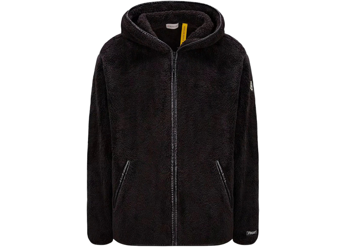 Moncler Hiroshi Fujiwara x Fragment Fleece Zip-Up Hoodie Black