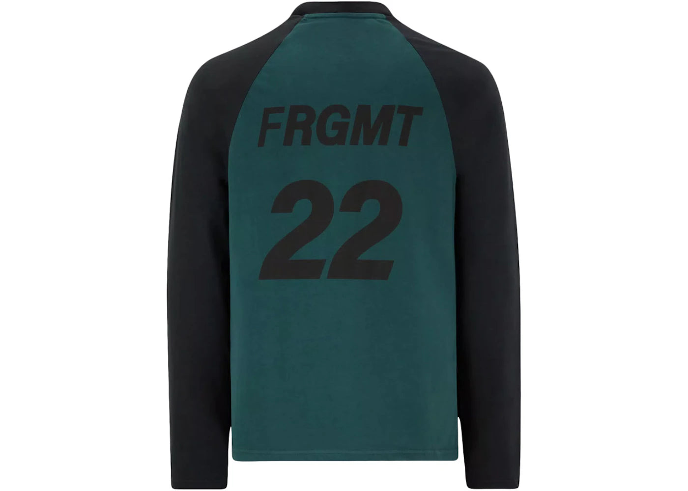 Moncler Hiroshi Fujiwara x Fragment Logo Long Sleeve T-Shirt Dark Green