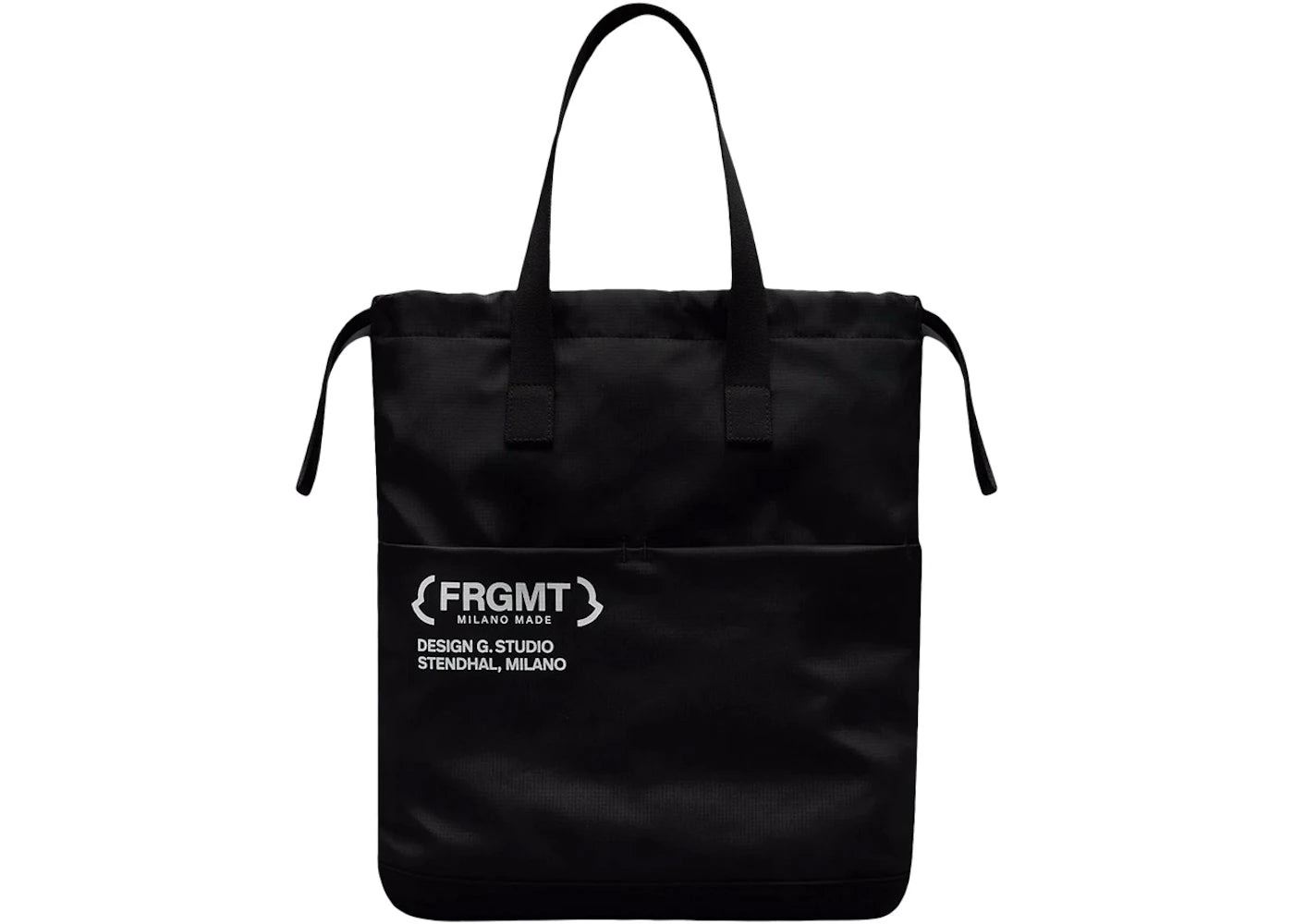 Moncler Hiroshi Fujiwara x Fragment Logo Tote Bag Black