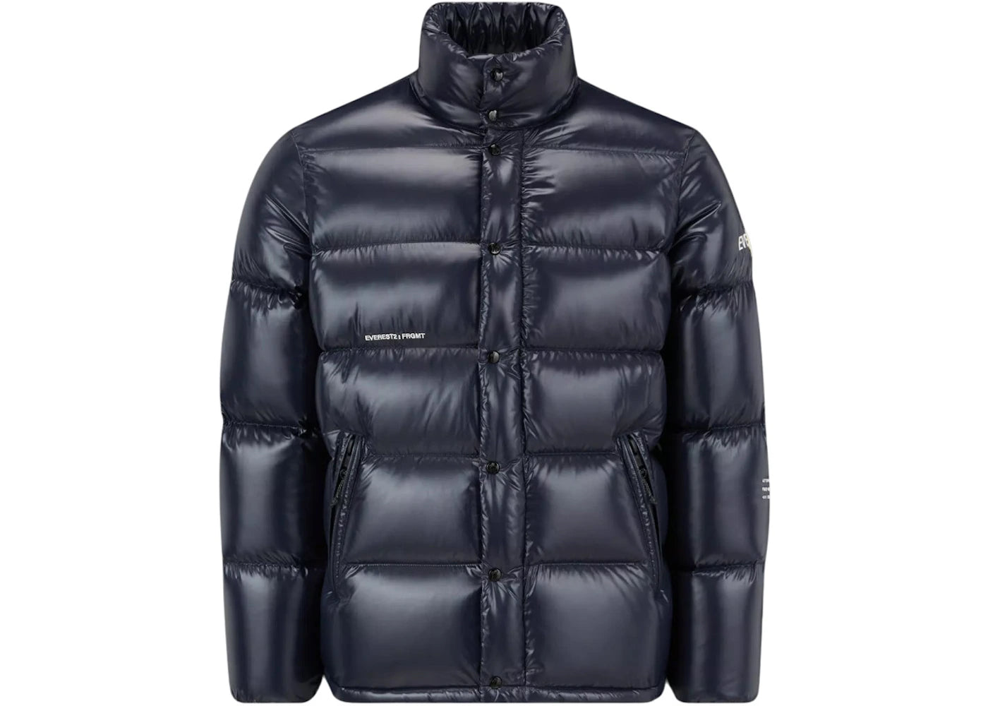 Moncler Hiroshi Fujiwara x Fragment Ryne Short Down Jacket Navy Blue