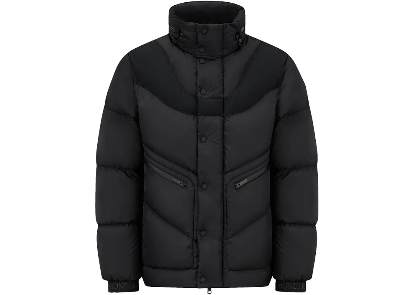 Moncler Iwaki Short Down Jacket Black