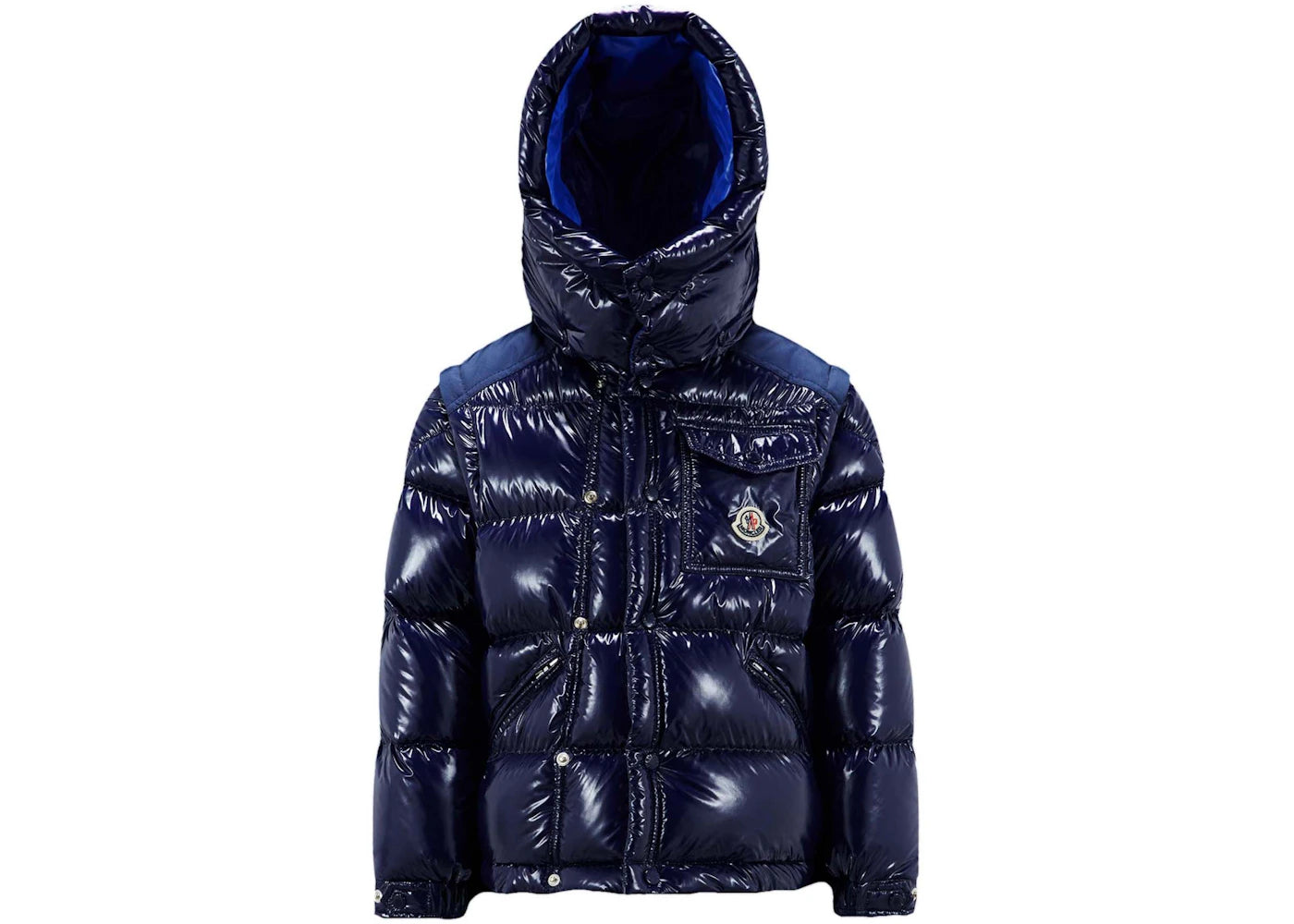 Moncler Karakorum Ripstop Child Short Down Jacket Blue (I29541A00113596077A9)