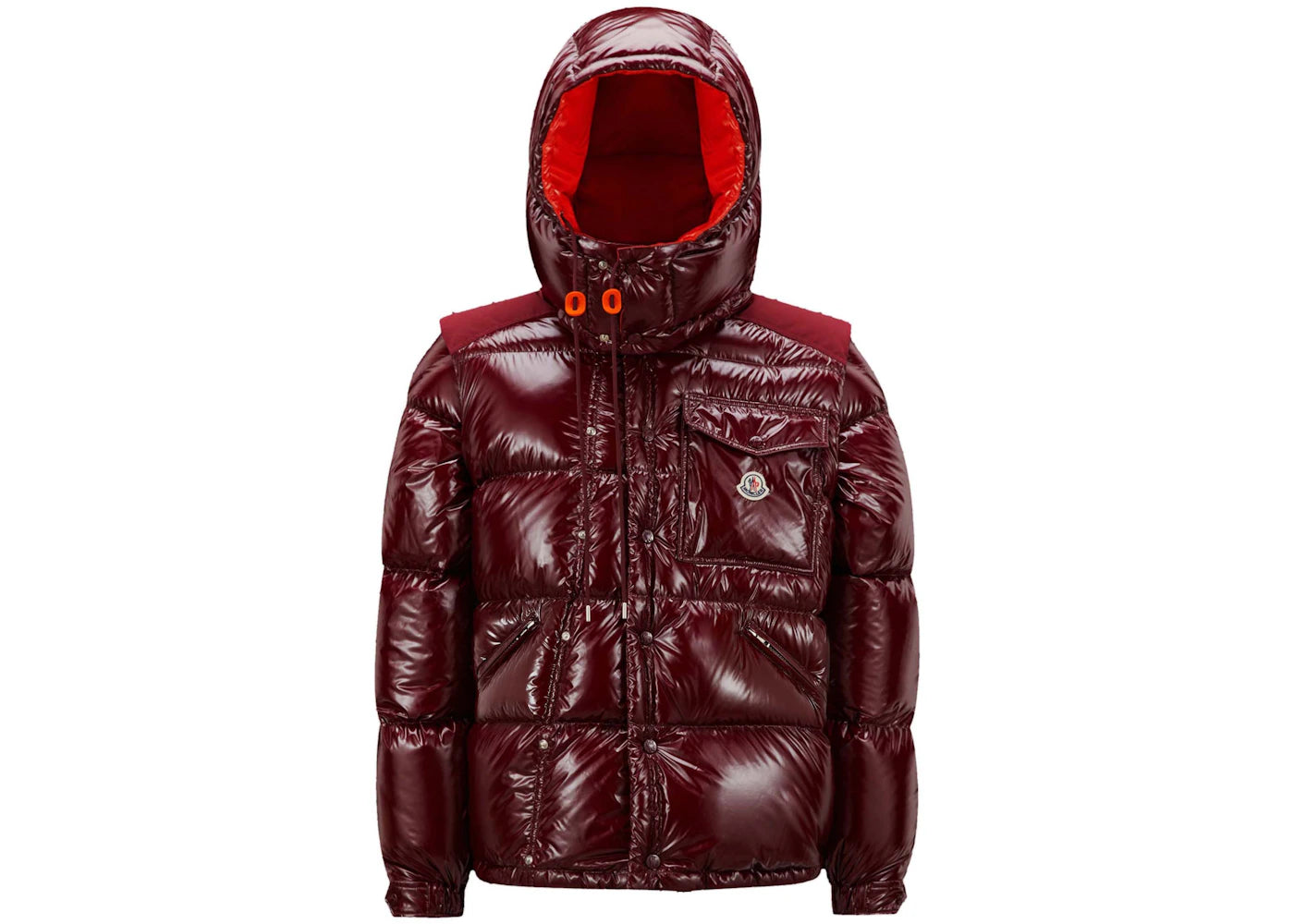 Moncler Karakorum Ripstop Short Down Jacket Burgundy (I20911A0014959607436)