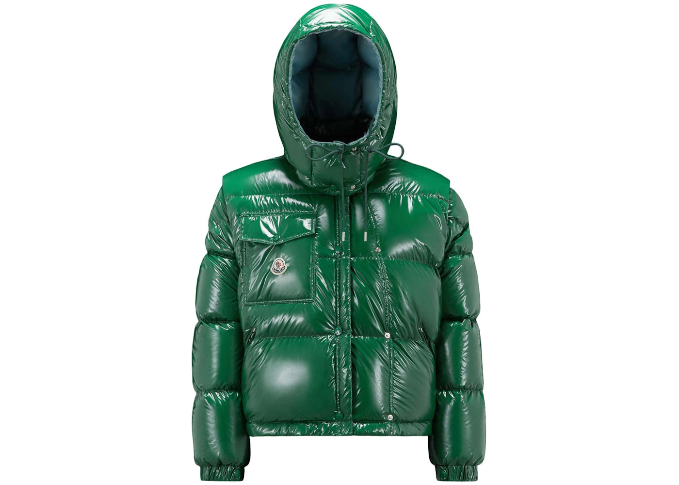 Moncler Karakorum Ripstop Short Down Jacket Green (I20931A0018359607854)