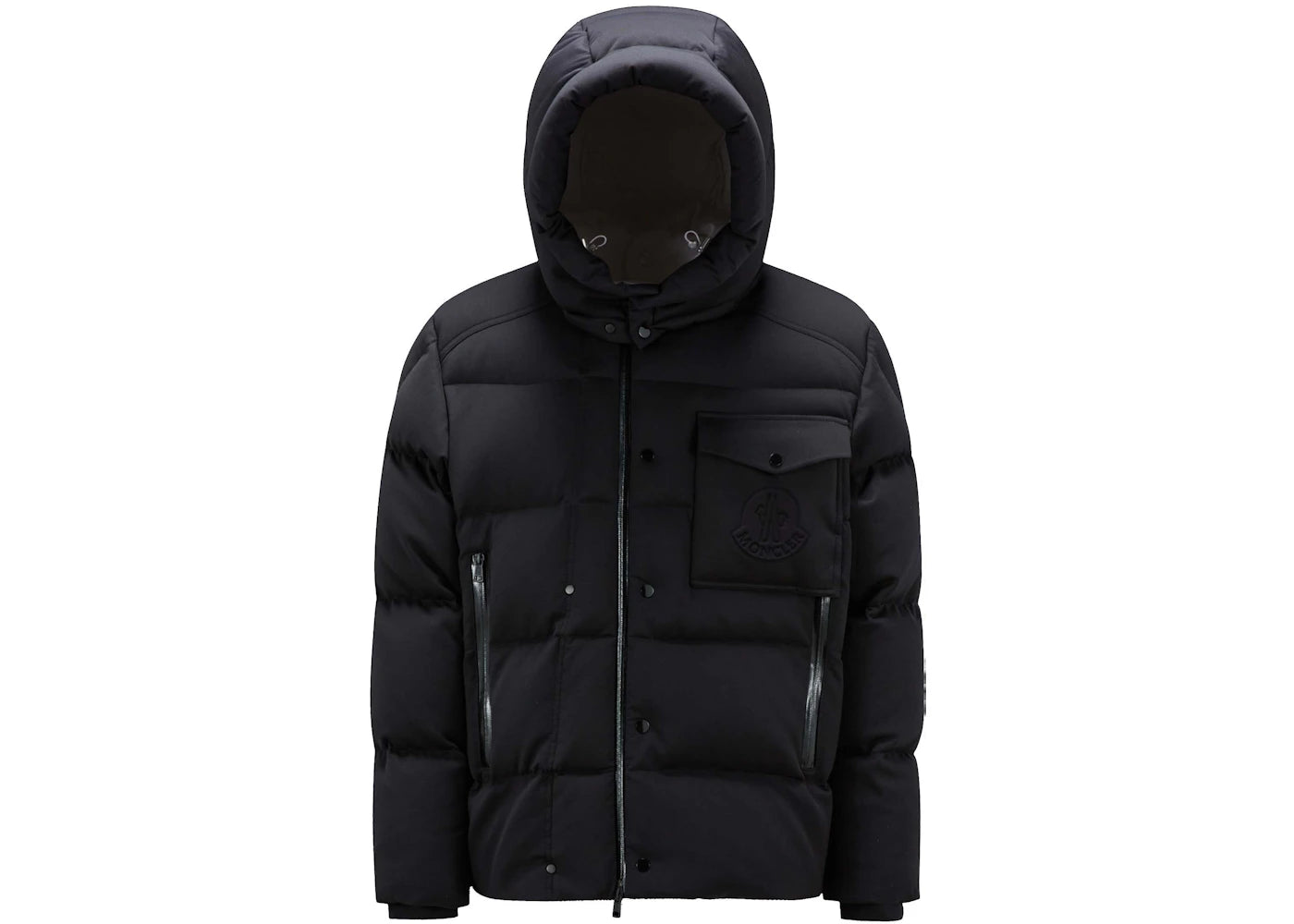 Moncler Karakorum Tech Jersey Short Down Jacket Black (I20911A0020489AA6999)