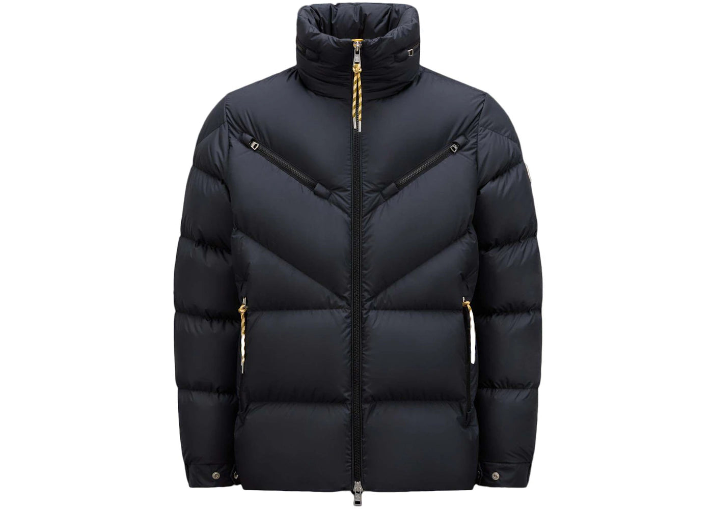 Moncler Katmai Down Jacket Black Yellow