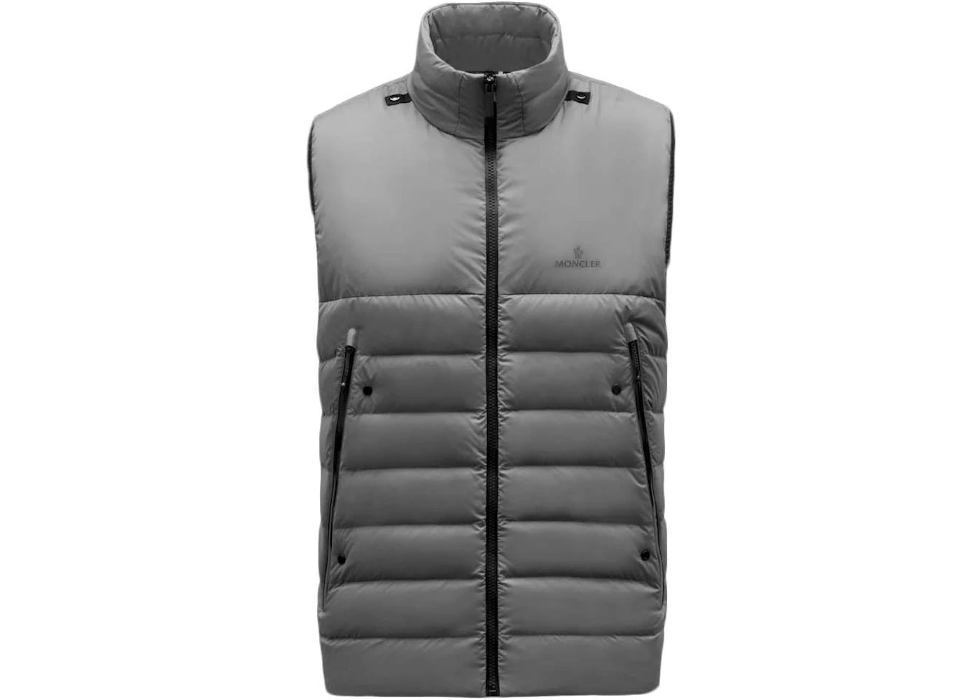 Moncler Koror Lightweight Down Vest Grey Marl