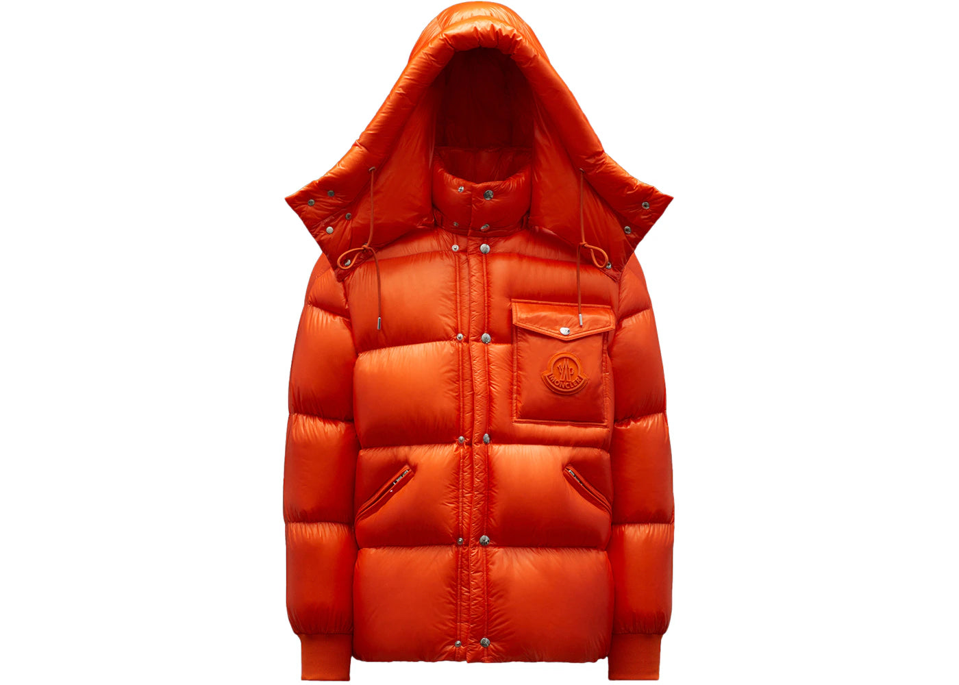 Moncler Lamentin Short Down Jacket Bright Orange