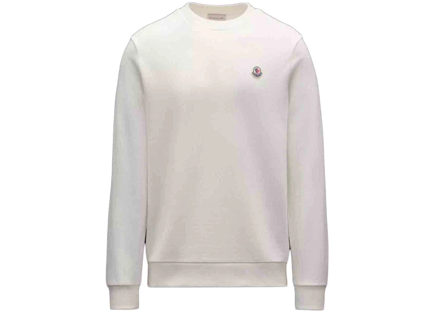 Moncler Logo Patch Sweatshirt Silk White