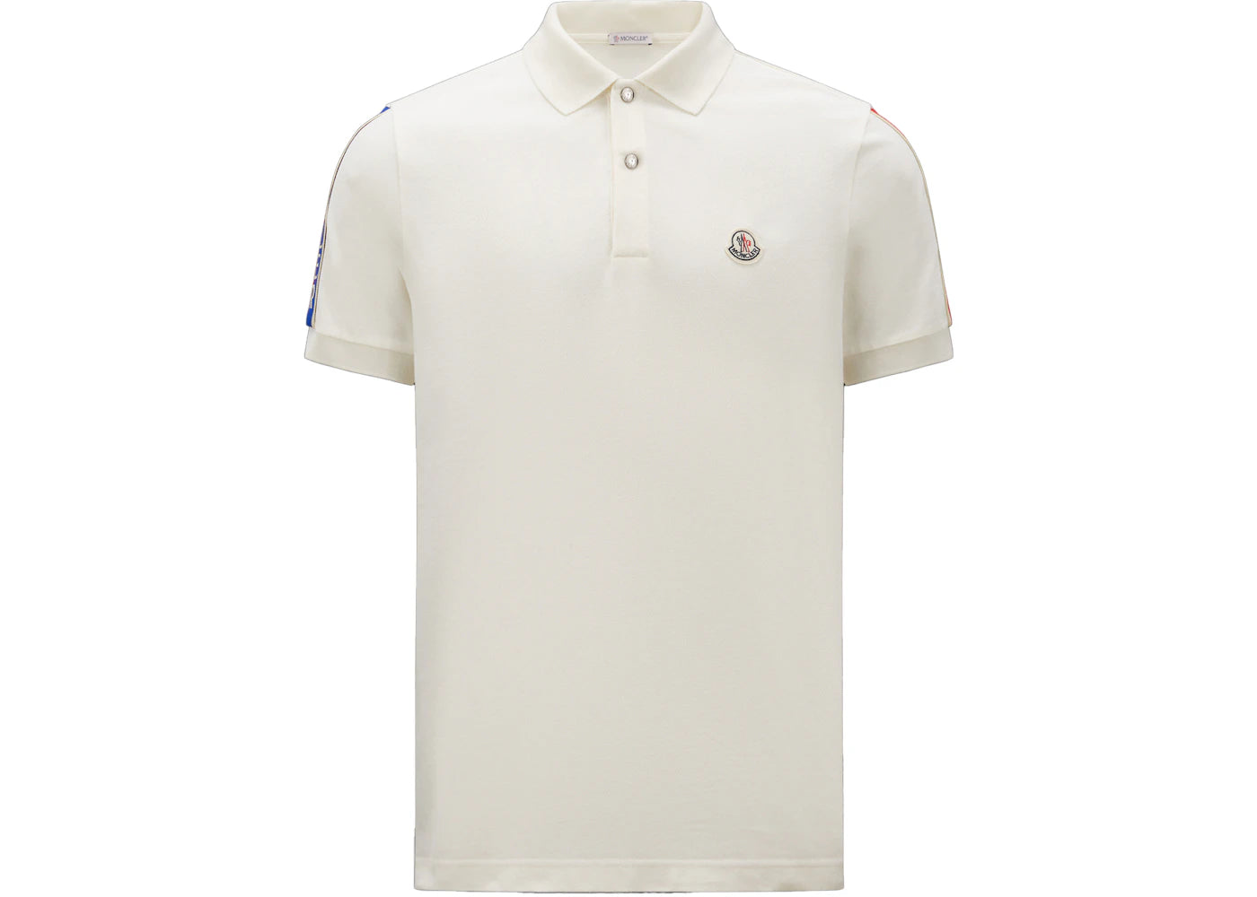 Moncler Logo Polo Shirt Off White