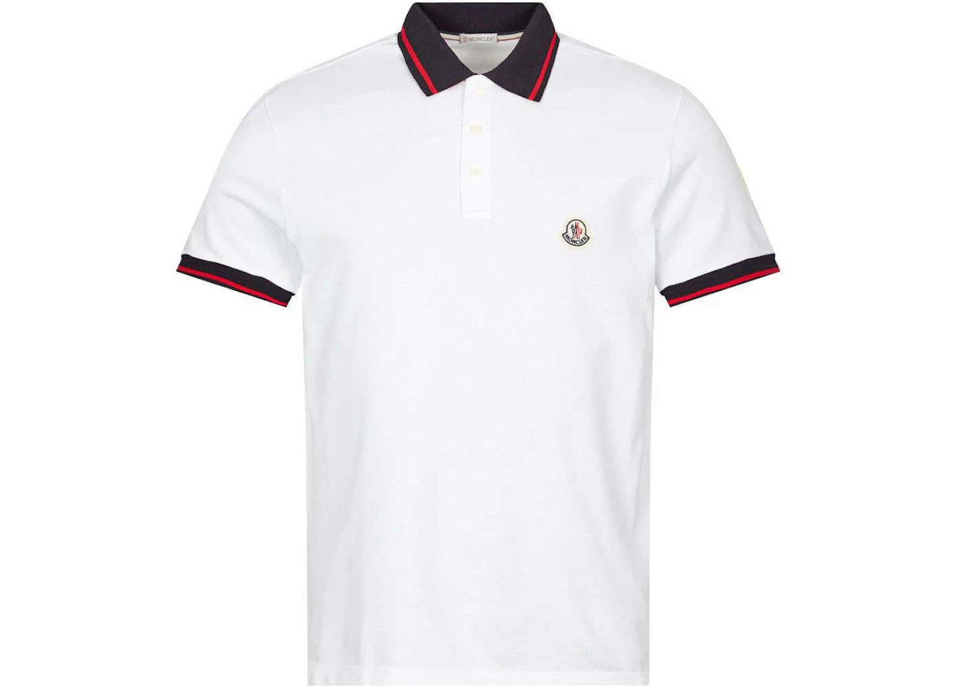 Moncler Logo Poloshirt White