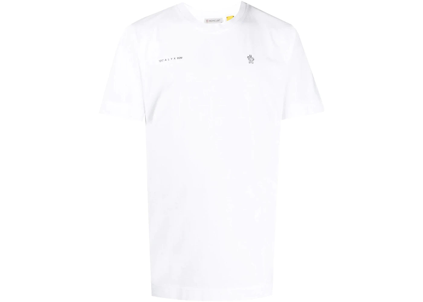 Moncler Logo Print Oversized T-shirt White