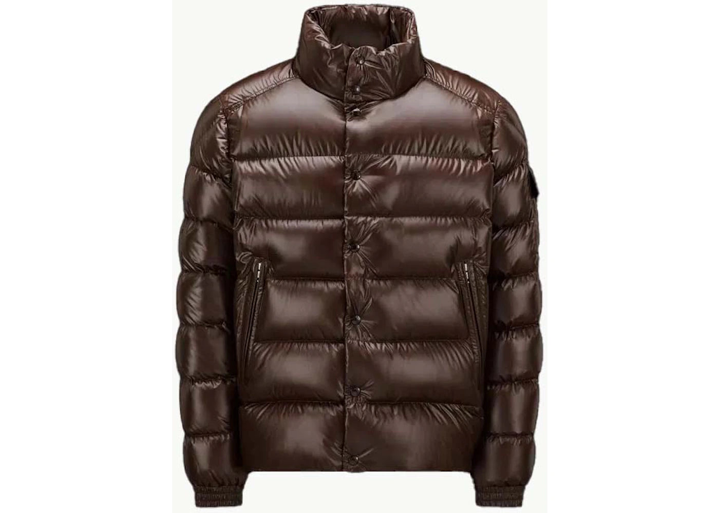 Moncler Lule Short Down Jacket Brown