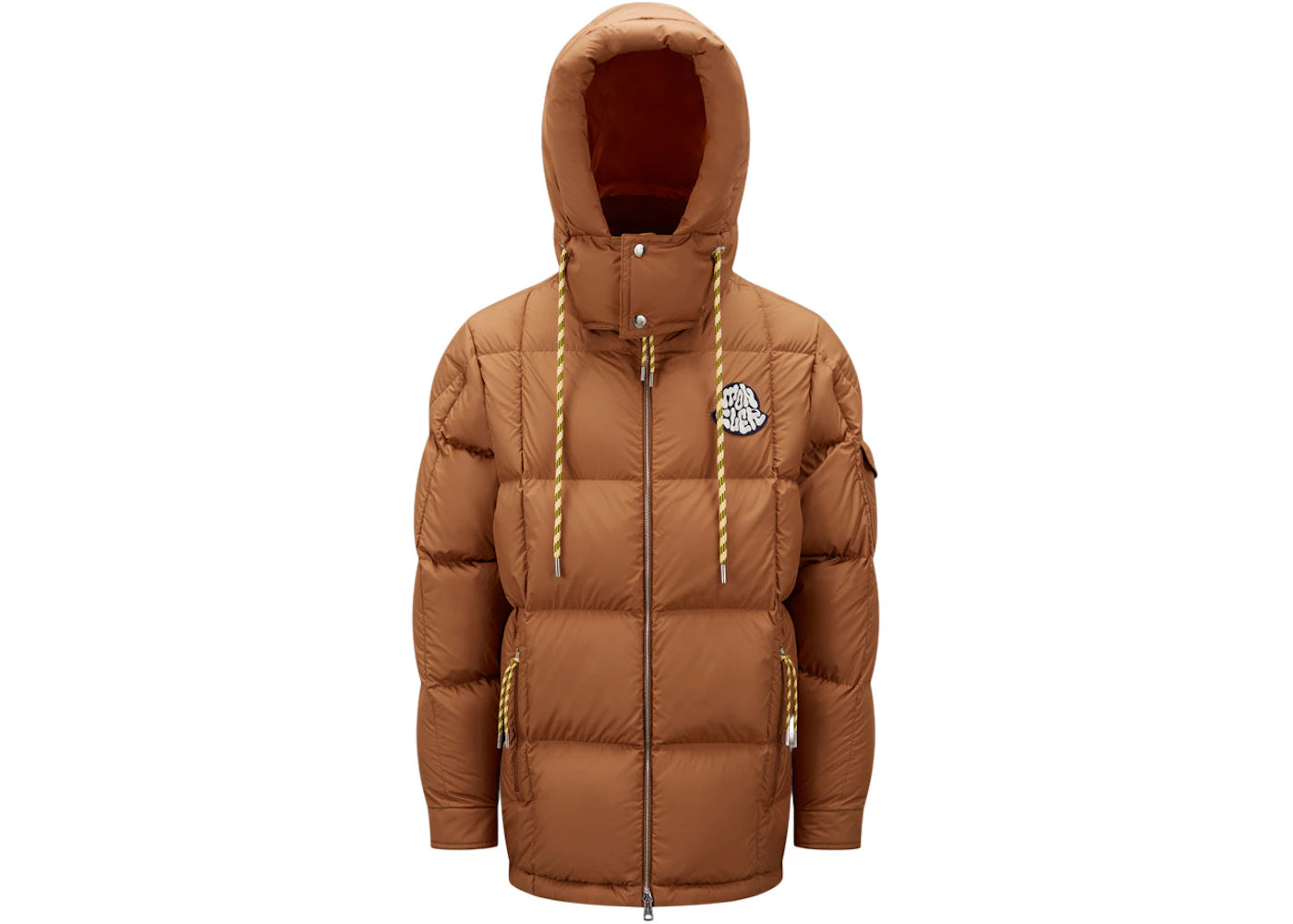 Moncler Mariveles Short Down Jacket Light Brown