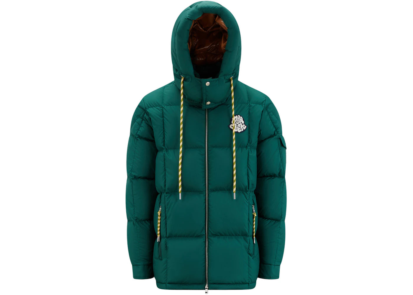 Moncler Mariveles Short Down Jacket Teal Green