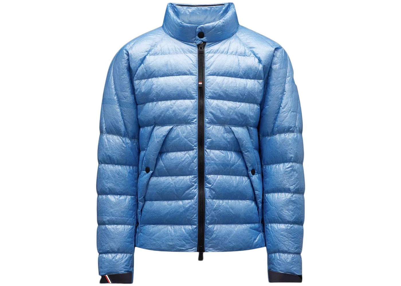 Moncler Mascognaz Short Down Jacket Light Blue