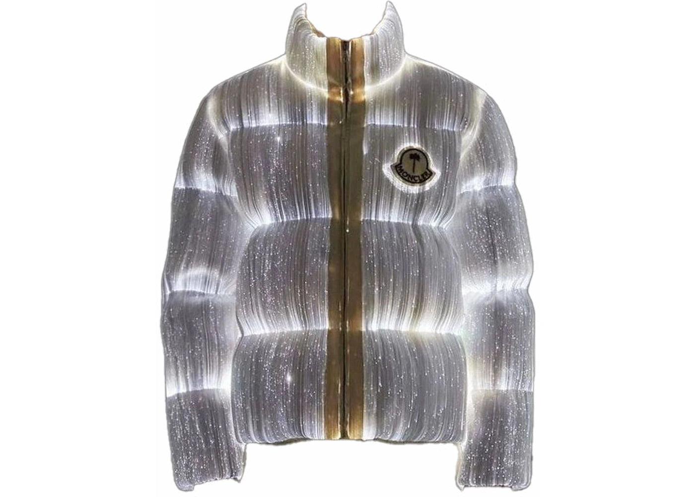 Moncler Maya 70 by Palm Angels Jacket Bright White