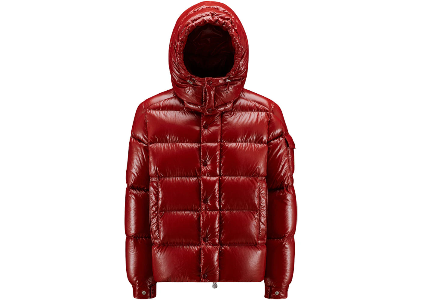 Moncler Maya 70th Anniversary Special Edition Short Down Jacket Berry Red