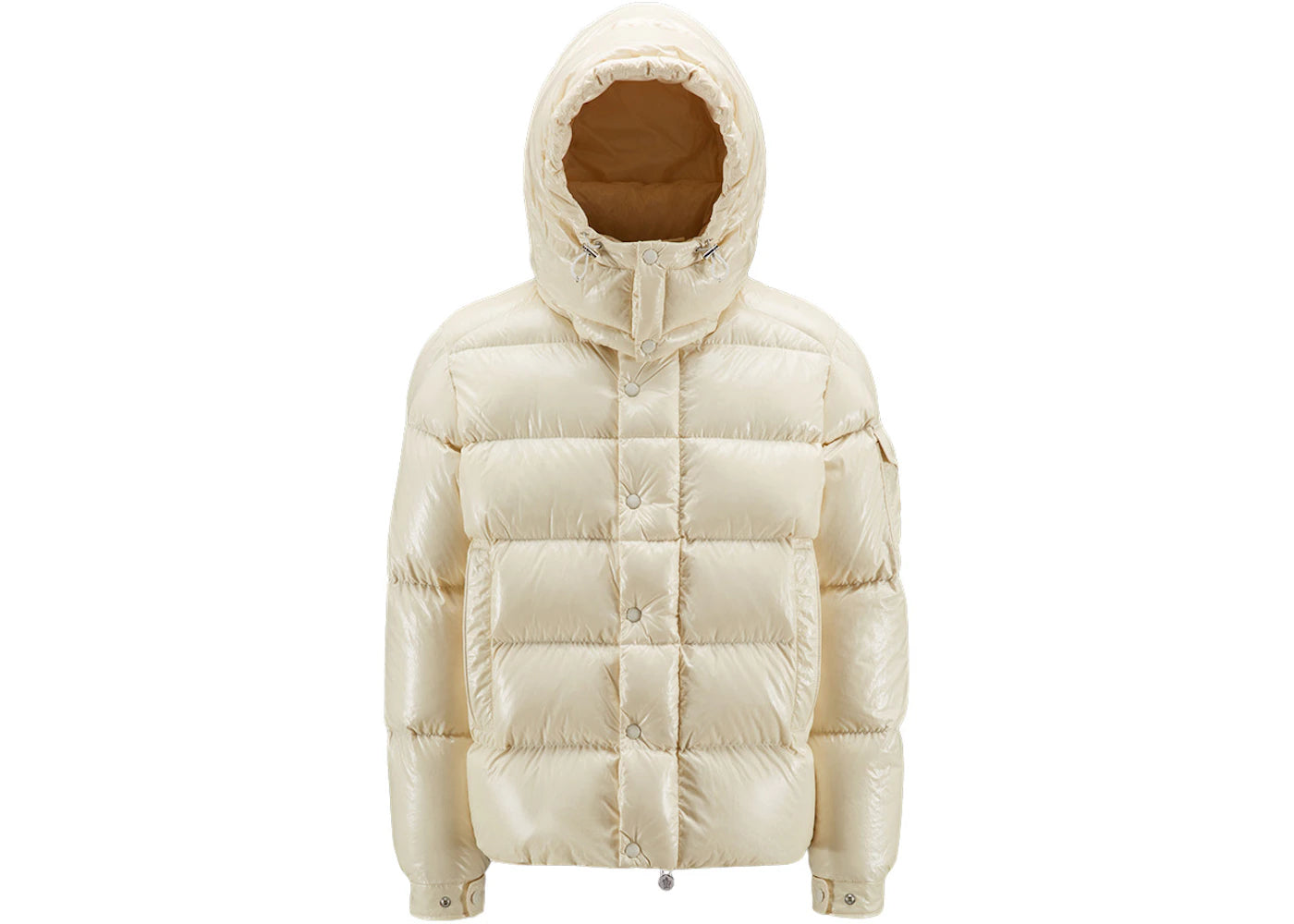 Moncler Maya 70th Anniversary Special Edition Short Down Jacket Snowflake White