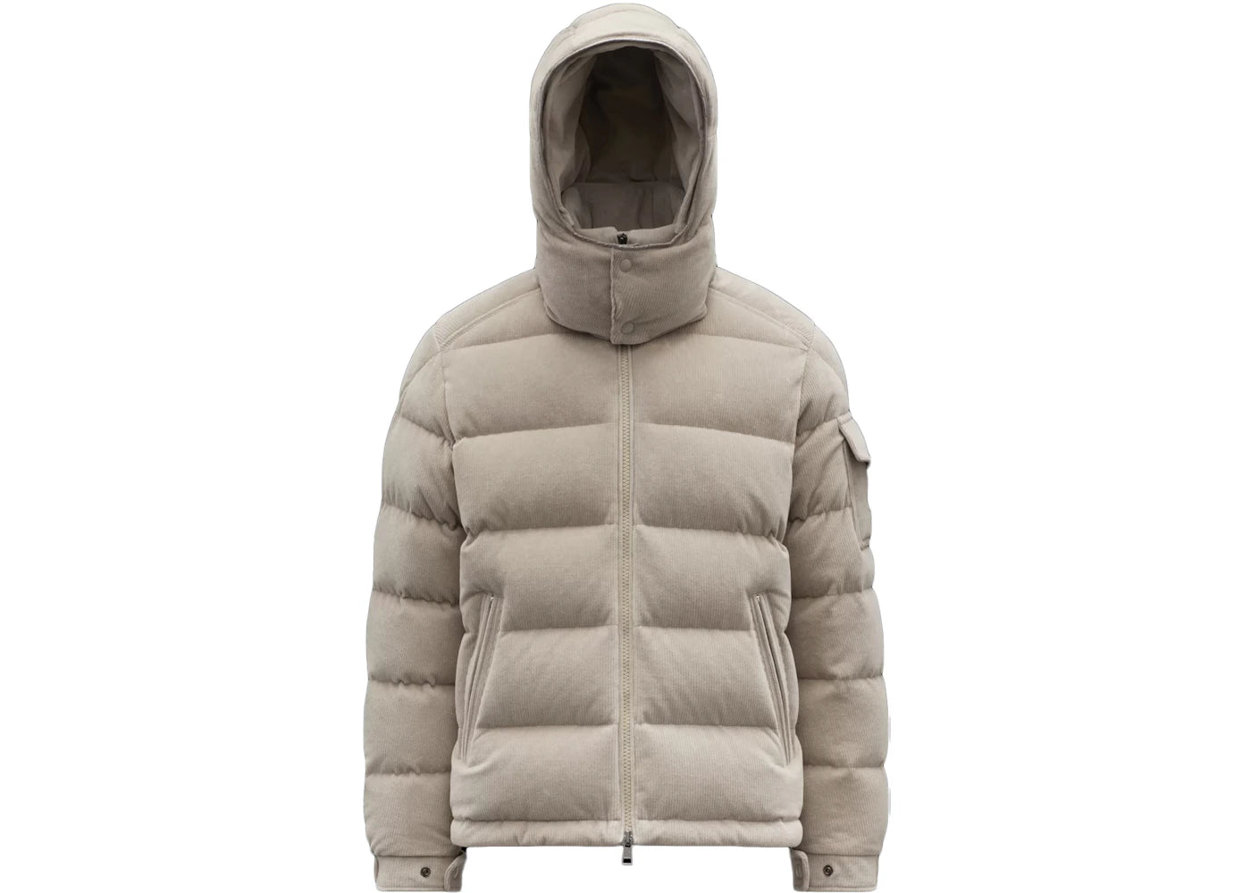 Moncler Maya Corduroy Jacket MRTW Melange Light Grey