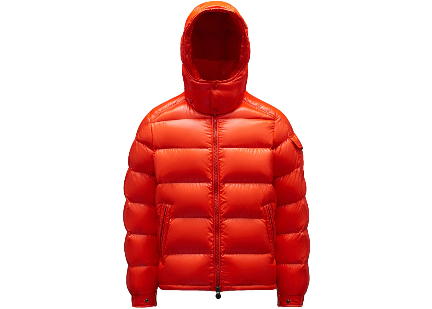 Moncler Maya Short Down Jacket Bright Orange