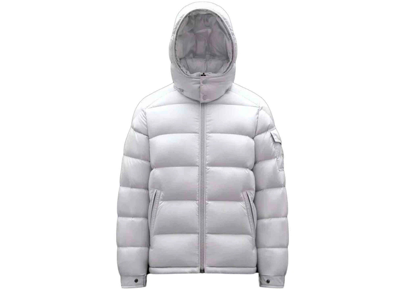 Moncler Maya Short Down Jacket Optical White