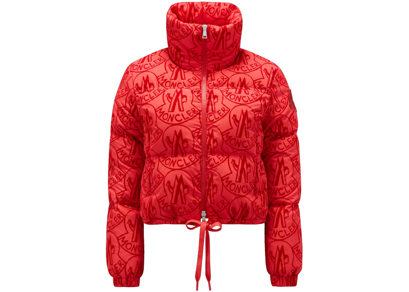 Moncler Merle Short Down Jacket Red