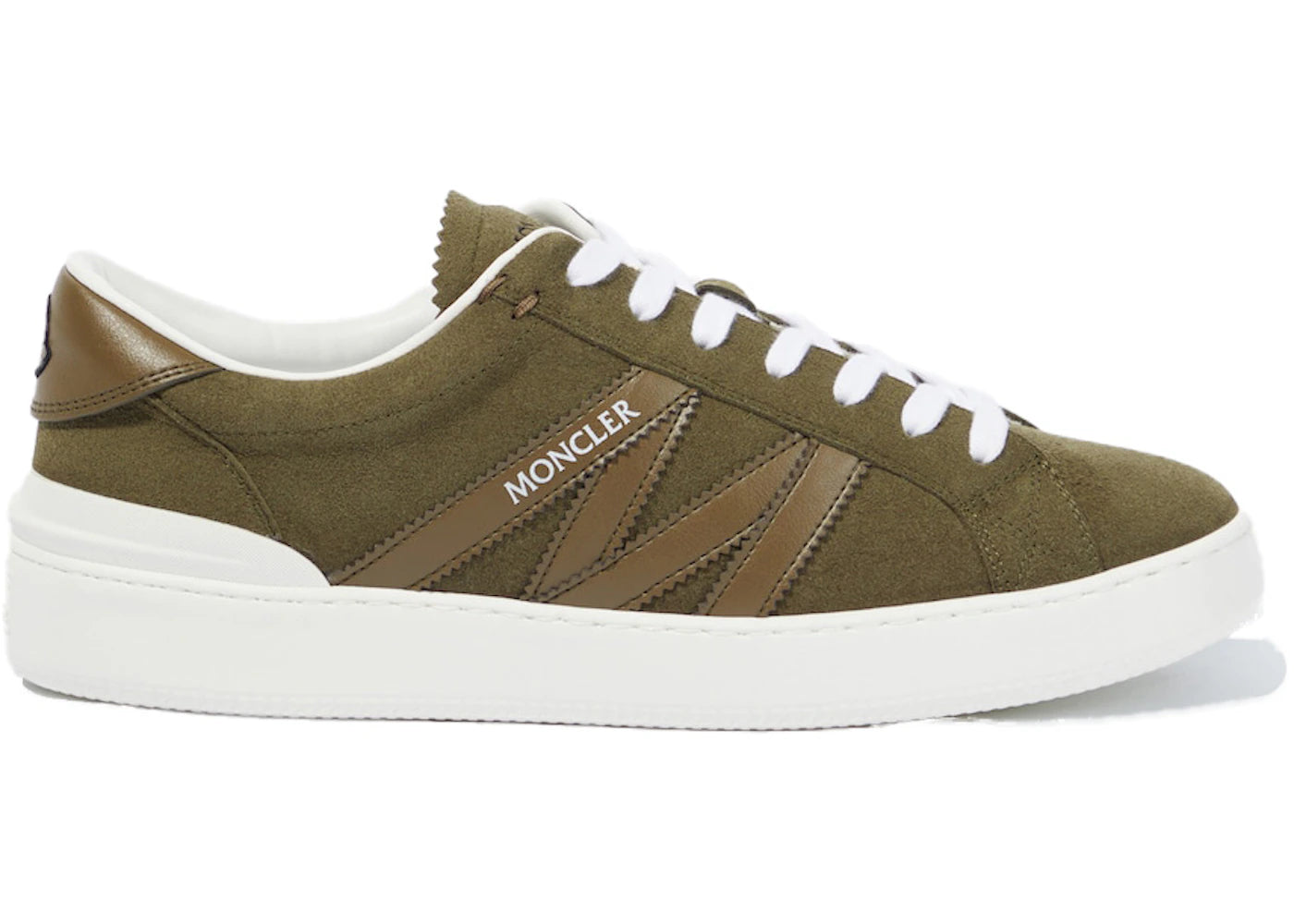 Moncler Monaco Low Top Green White