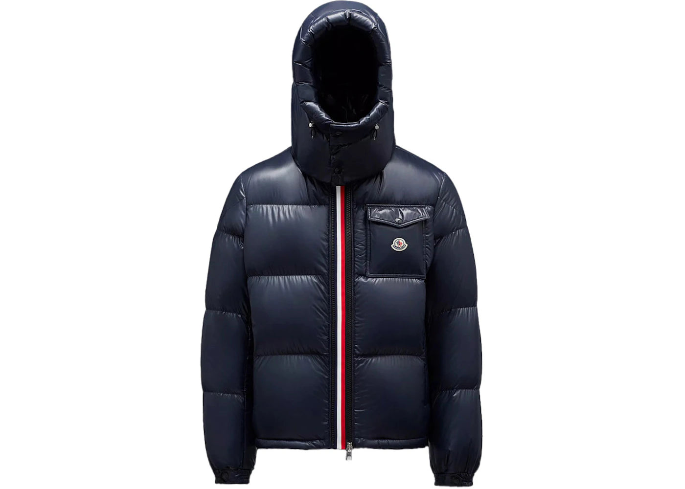 Moncler Montbeliard Short Down Jacket Navy Blue