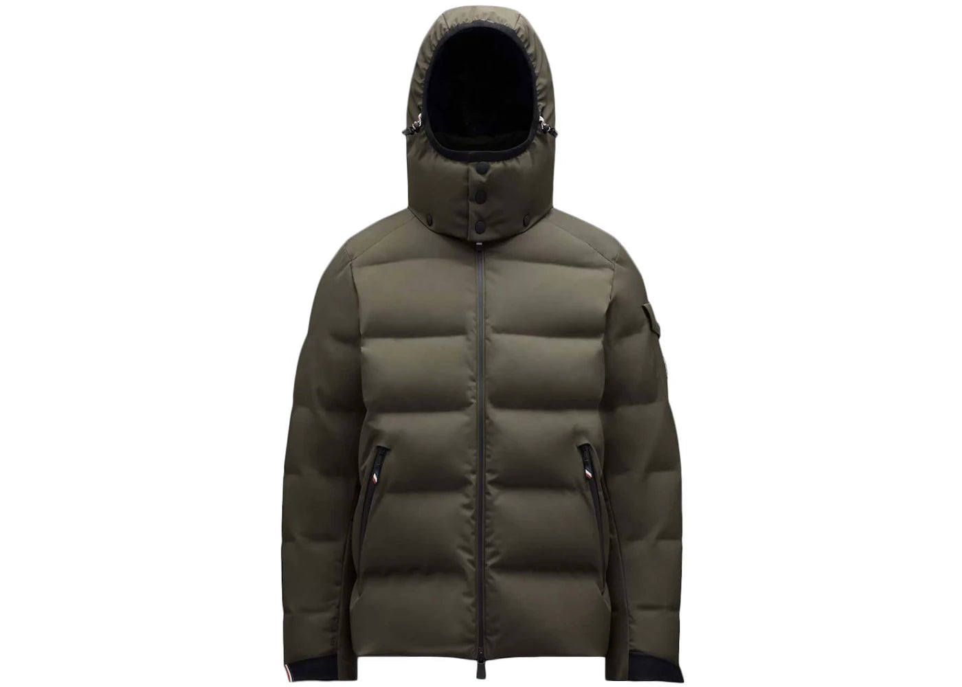 Moncler Montgetech Short Down Jacket Dark Army Green