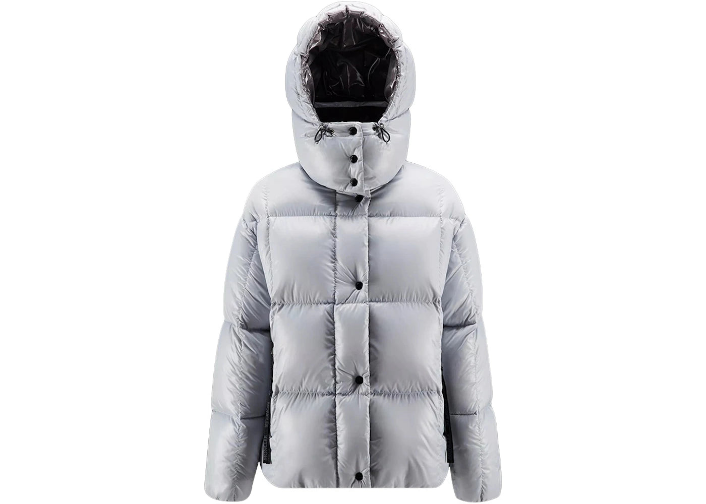 Moncler Parana Short Down Jacket Lilac Grey/Dark Grey