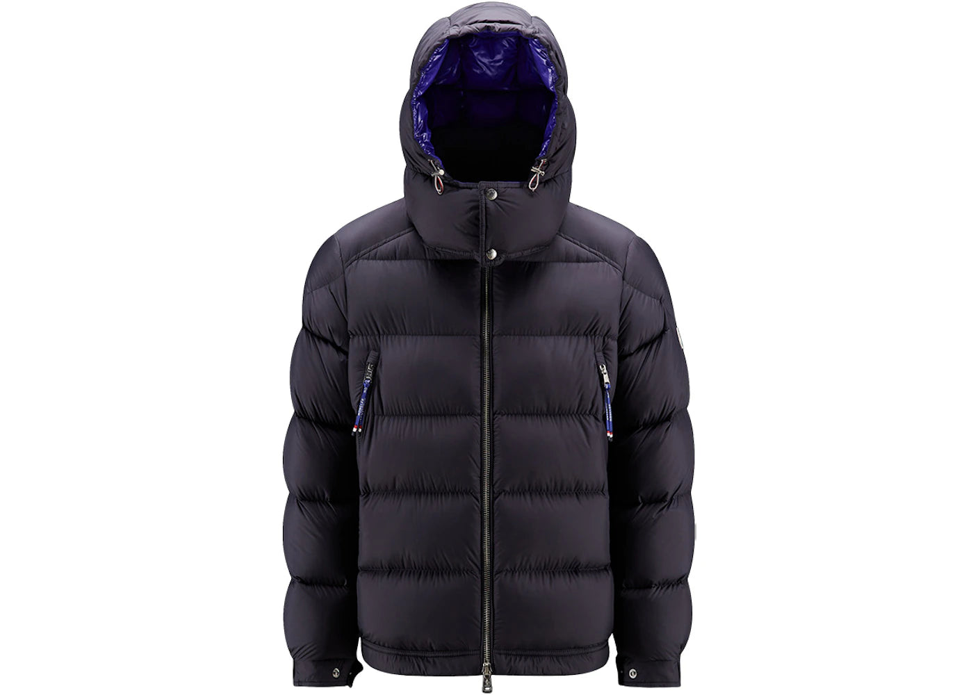 Moncler Poirier Short Down Jacket Navy Blue