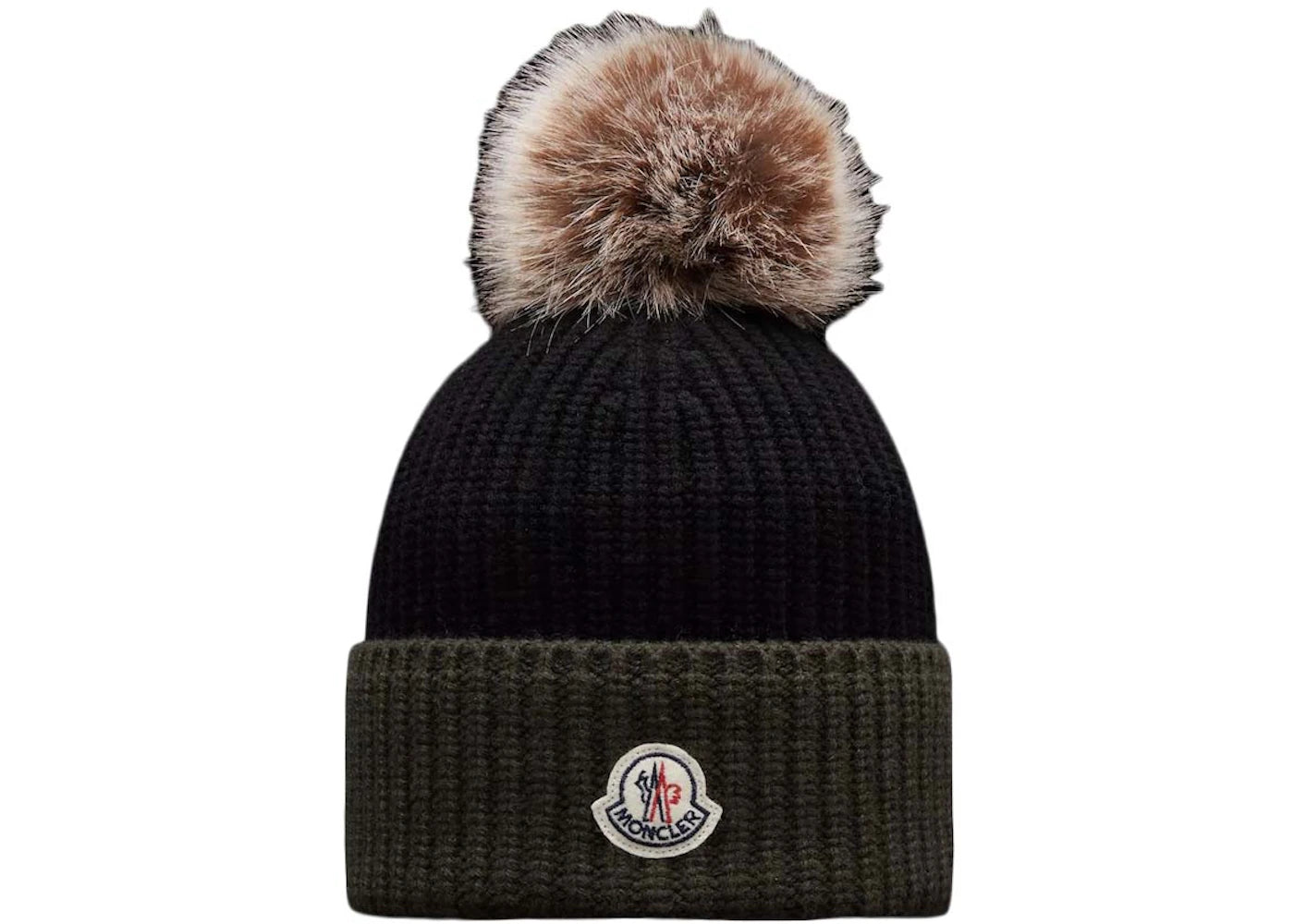 Moncler Pom Pom Beanie Black