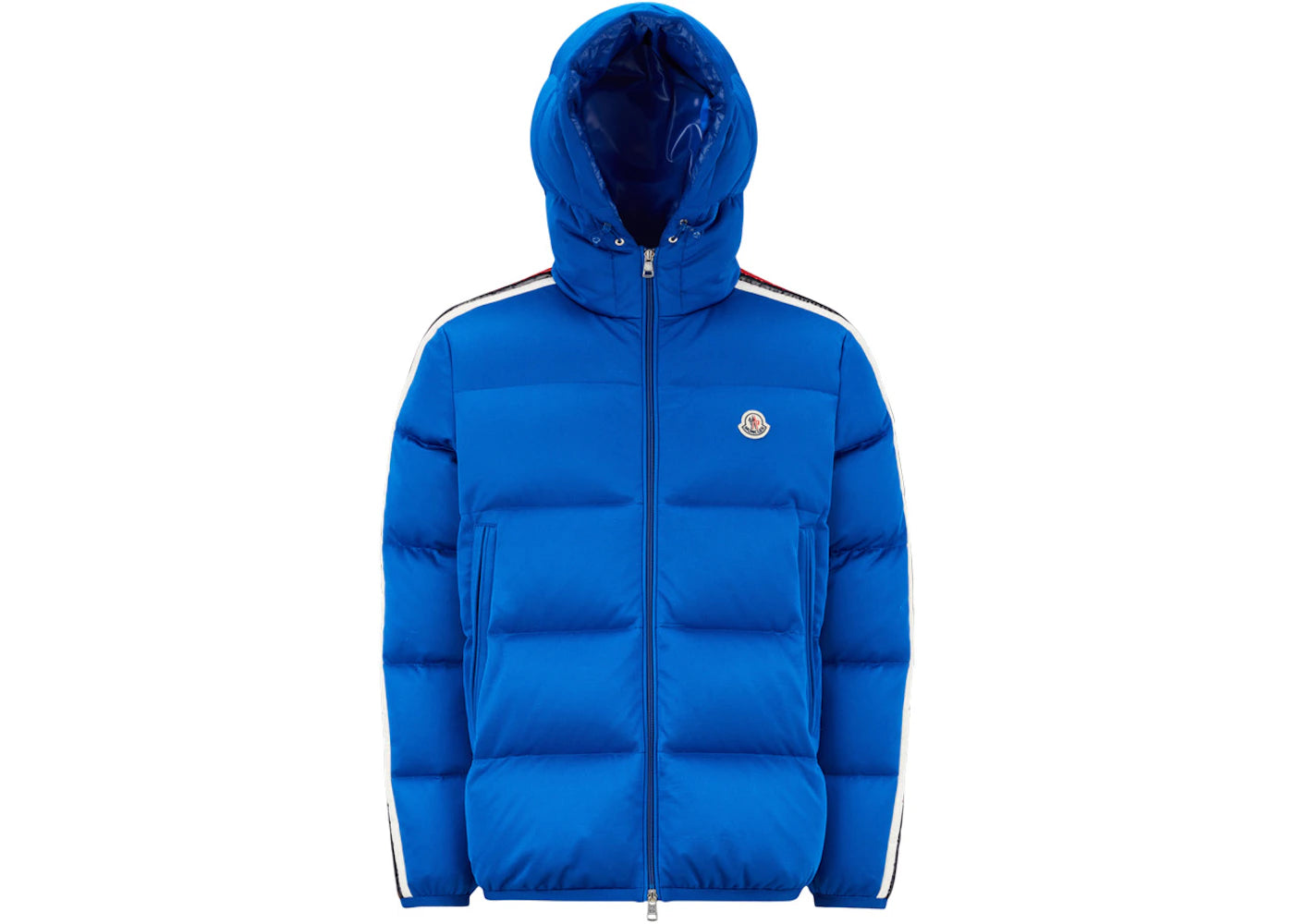 Moncler Sanbesan Short Down Jacket Electric Blue