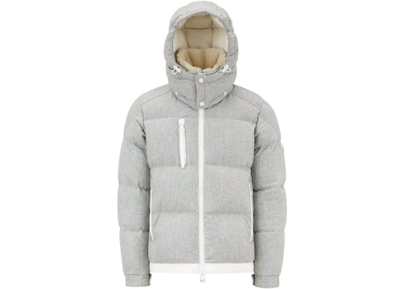 Moncler Tarentaise Short Down Jacket Grey