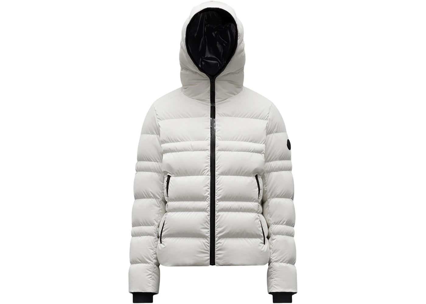 Moncler Women's Tharon Short Down Jacket Optical White