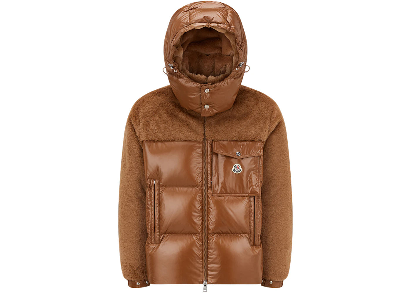 Moncler Thymelee Short Down Jacket Light Brown