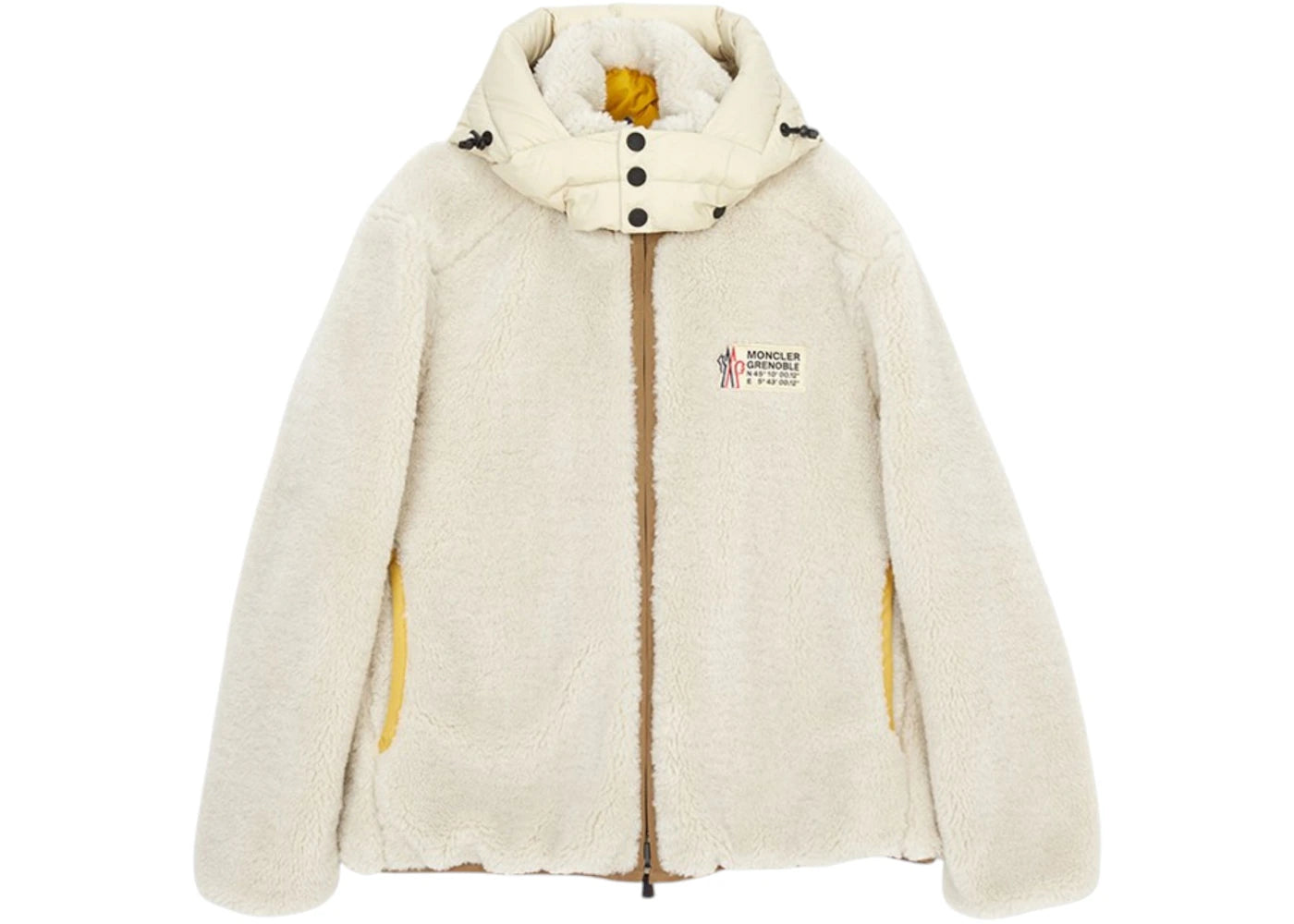 Moncler Wengi Teddy Reversible Padded Jacket Beige