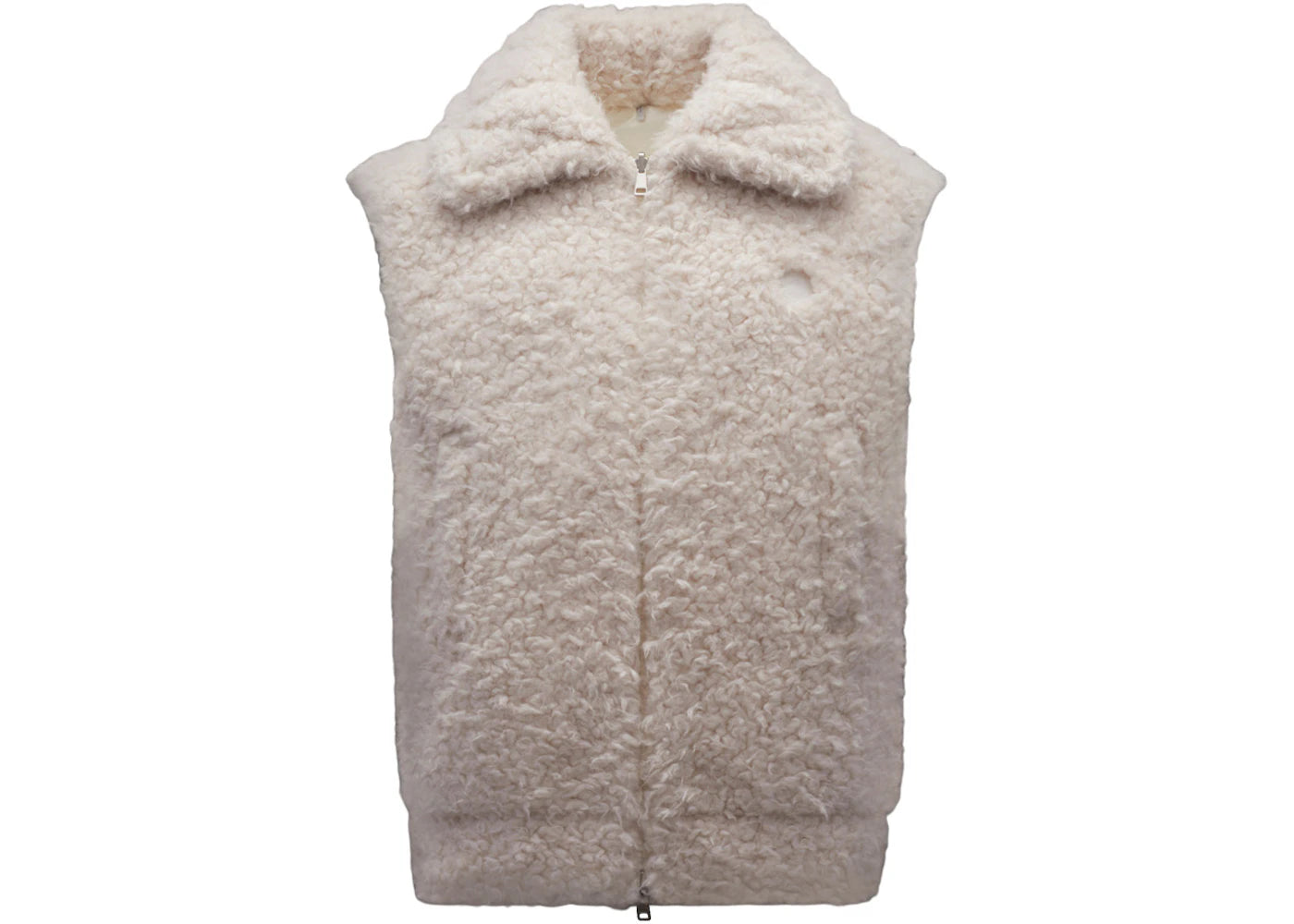 Moncler Women's Achard Reversible Down Gilet Ivory White