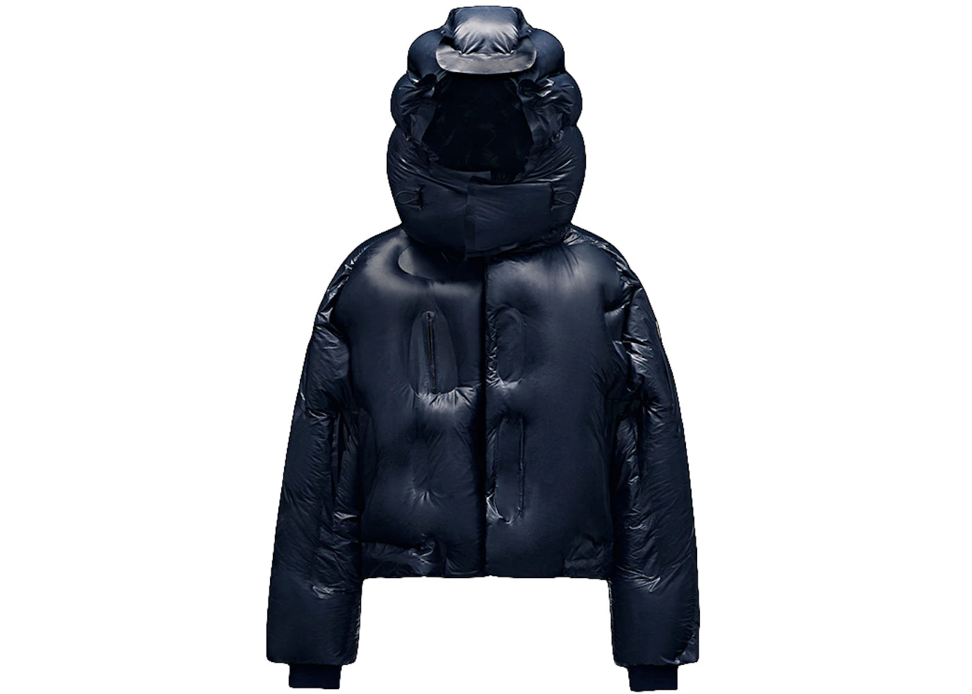 Moncler Womens Klolk Short Down Jacket Night Blue