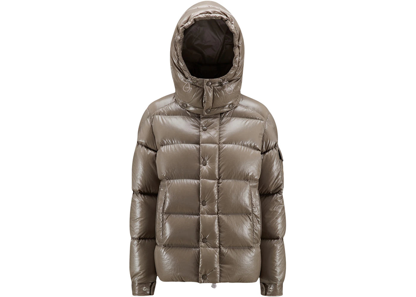 Moncler Women's Maya 70th Anniversary Special Edition Short Down Jacket Basalt Grey