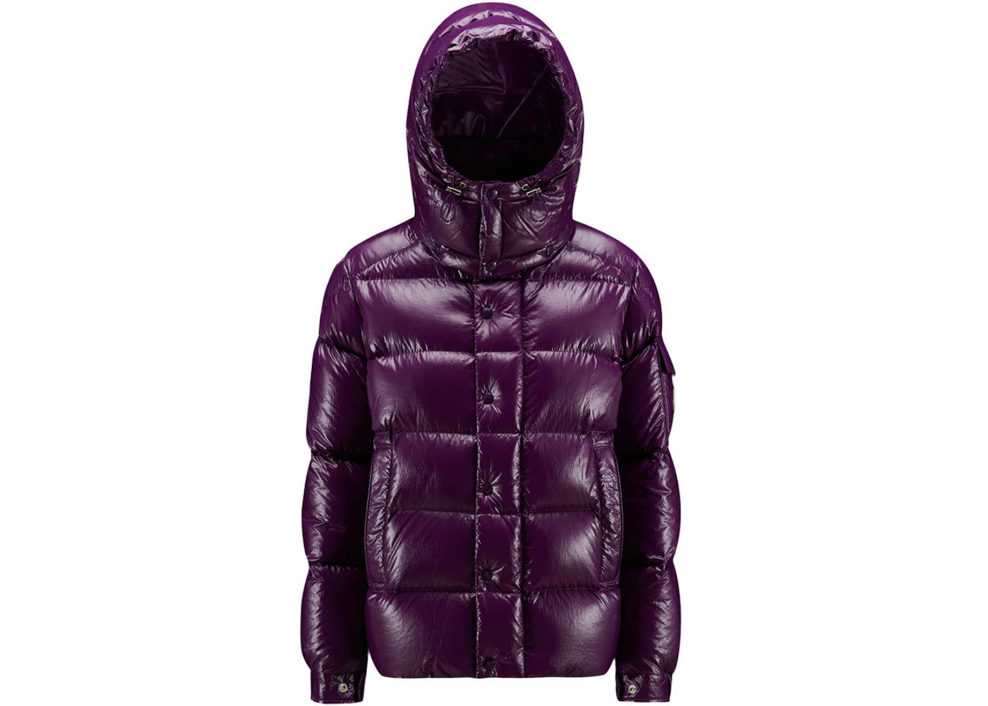 Moncler Women's Maya 70th Anniversary Special Edition Short Down Jacket Grape Violet