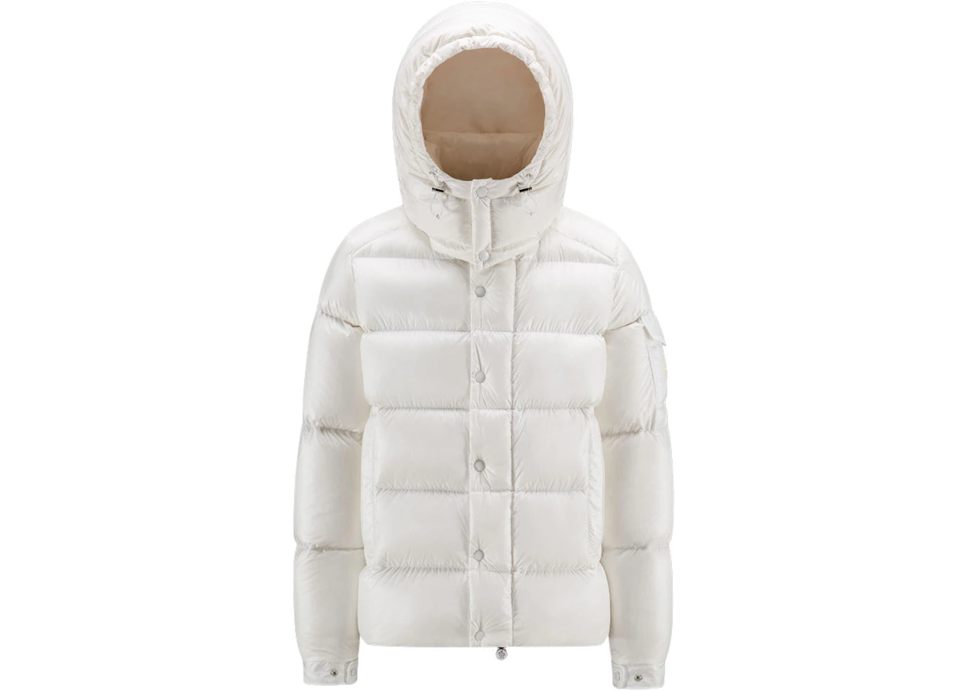 Moncler Women's Maya 70th Anniversary Special Edition Short Down Jacket White