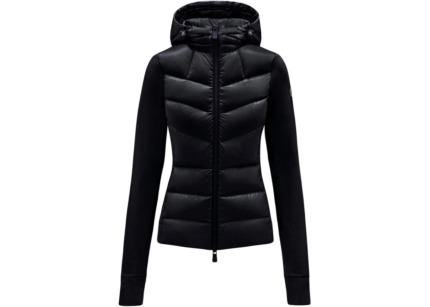 Moncler Women's Padded Fleece Hoodie Black